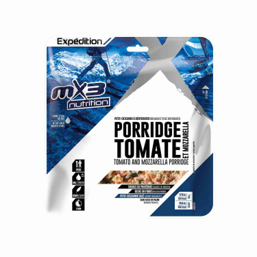 Puuro tomaatti ja mozzarella