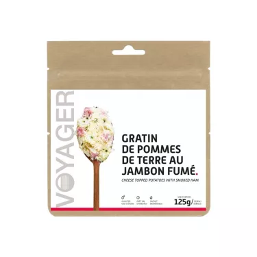 Perunagratiinia savustettua kinkkua